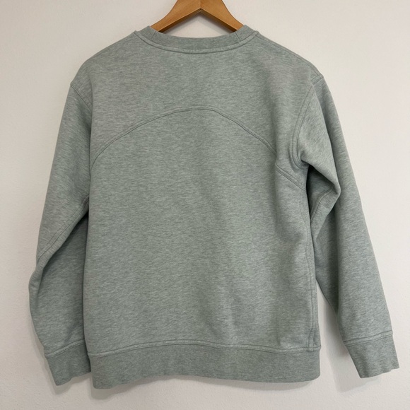 Lululemon All Yours Crew Terry Sweatshirt in Heathered Island Mist - Picture 5 of 10